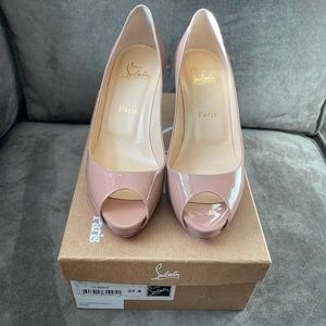 Christian Louboutin | Matter 85 Patent Calf Nude